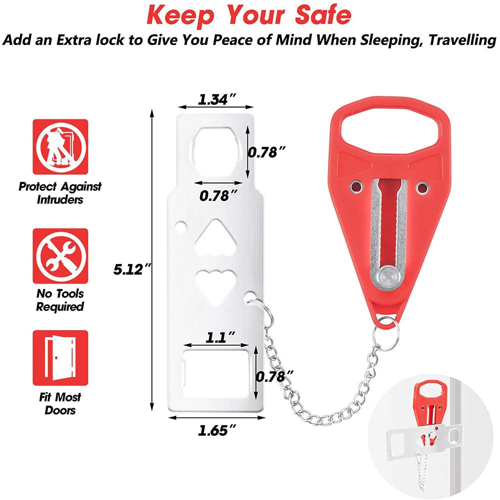 Anti-theft Portable Door Lock - TrenLit