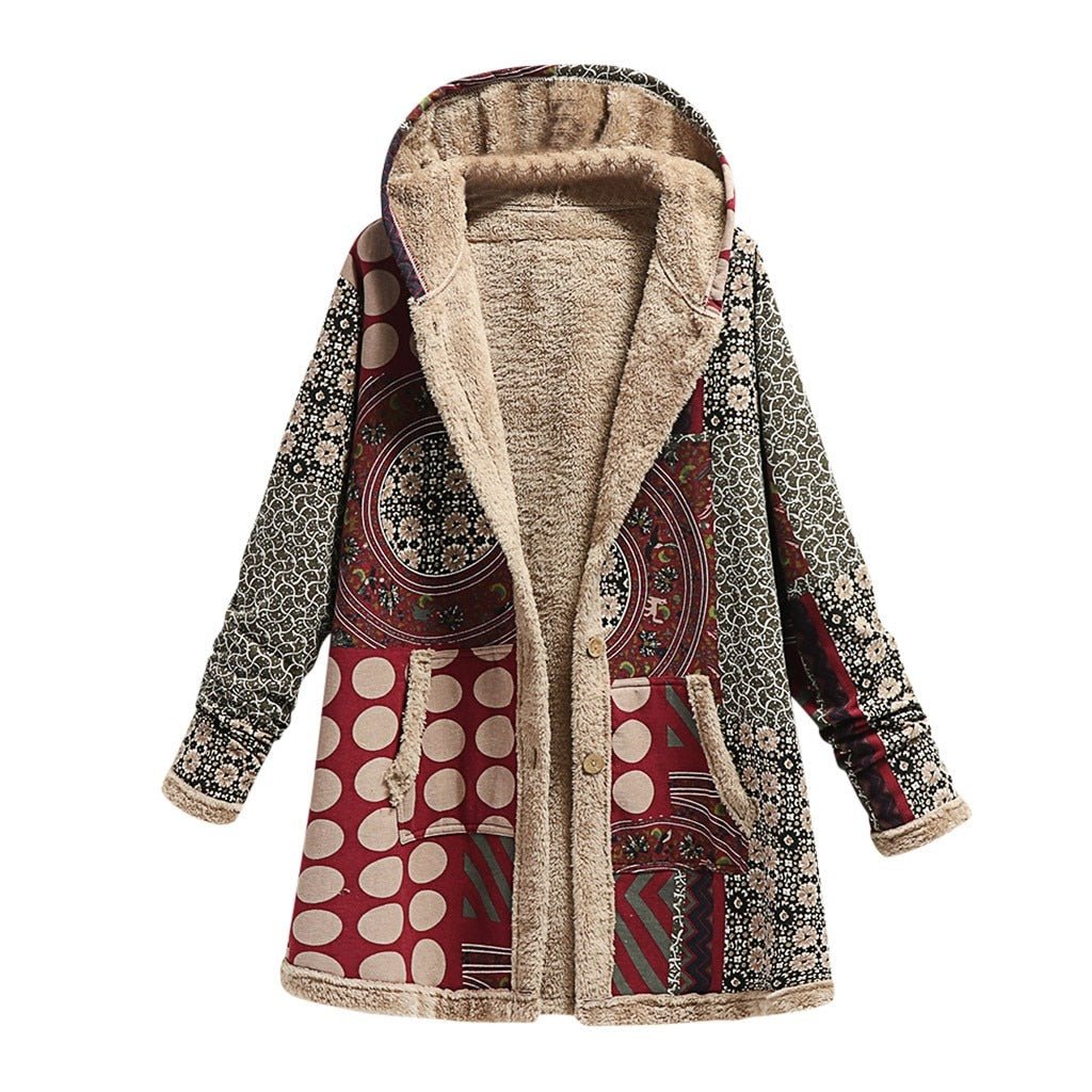 Boho Chic Patchwork Hooded Jacket® - Latest Collection - 50% OFF - TrenLit