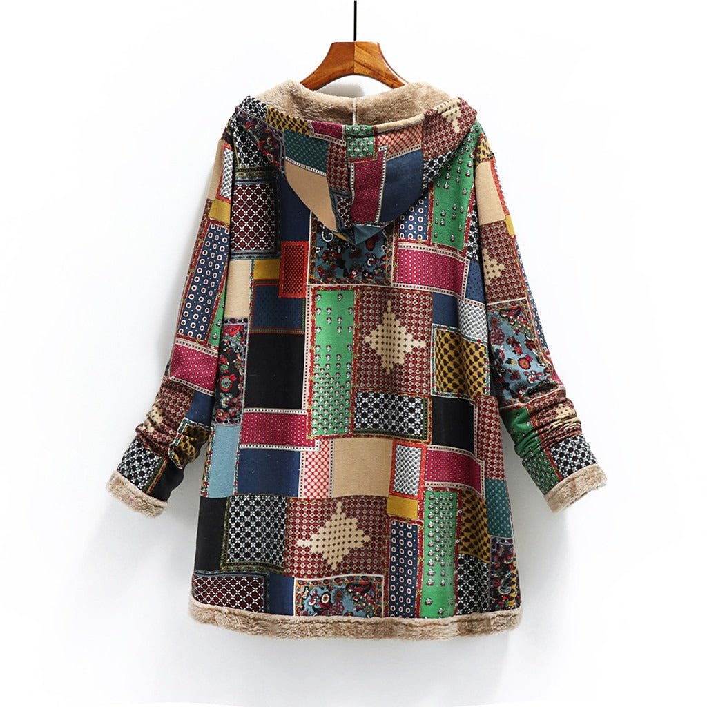 Boho Chic Patchwork Hooded Jacket® - Latest Collection - 50% OFF - TrenLit