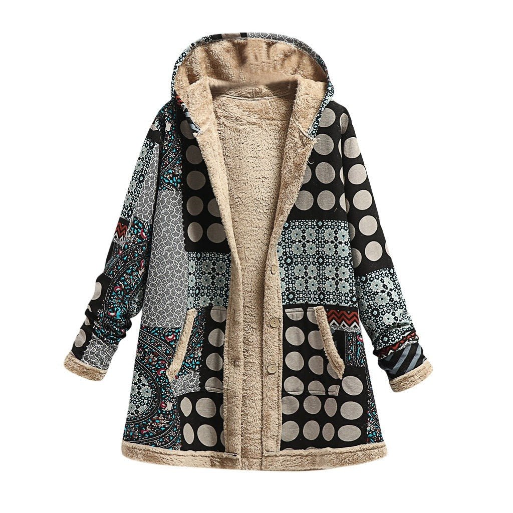 Boho Chic Patchwork Hooded Jacket® - Latest Collection - 50% OFF - TrenLit