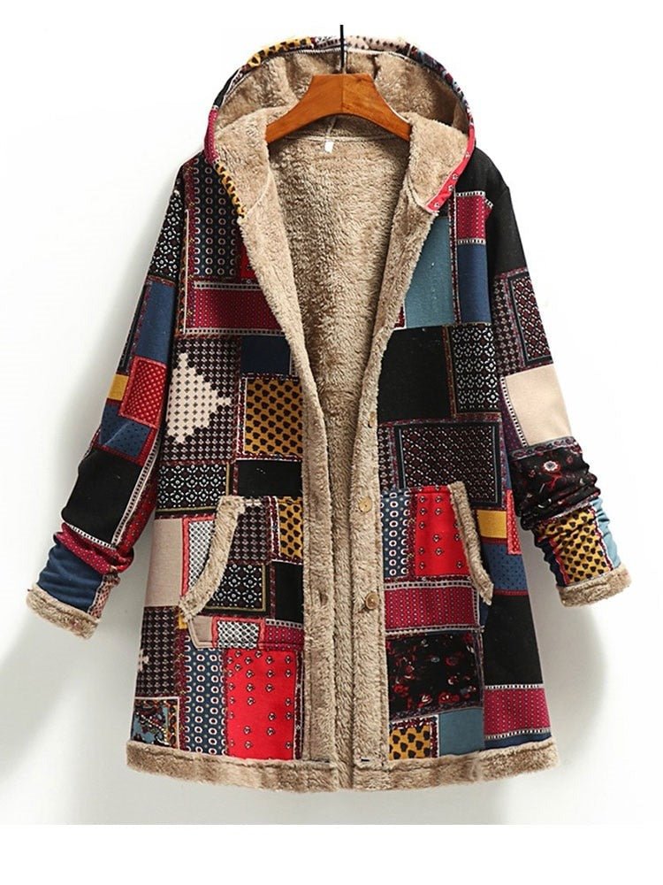 Boho Chic Patchwork Hooded Jacket® - Latest Collection - 50% OFF - TrenLit