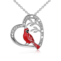 Cardinal Bird Necklace - TrenLit