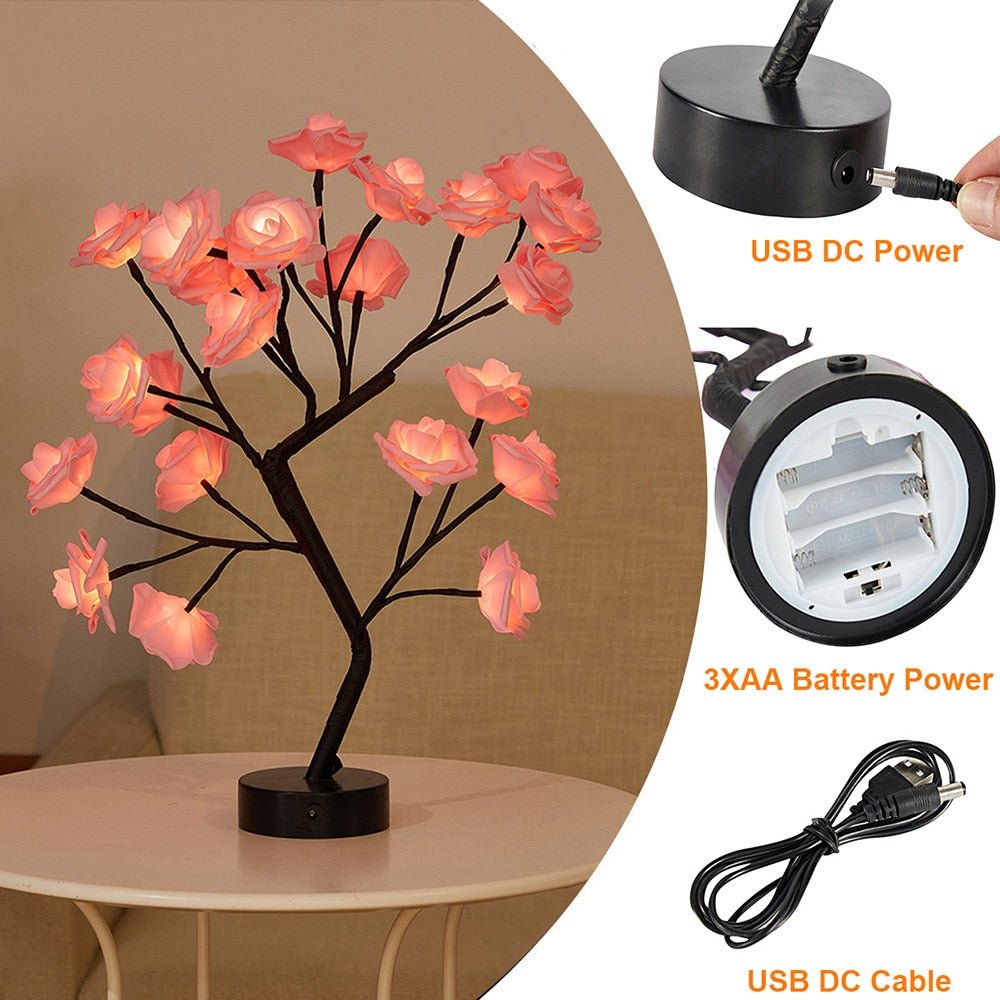 Charming Rose Tree Lamp™ - TrenLit