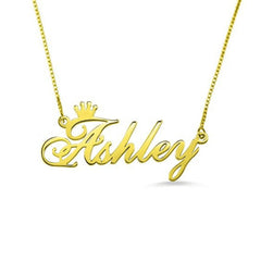 Crown Name Necklace - TrenLit