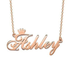 Crown Name Necklace - TrenLit