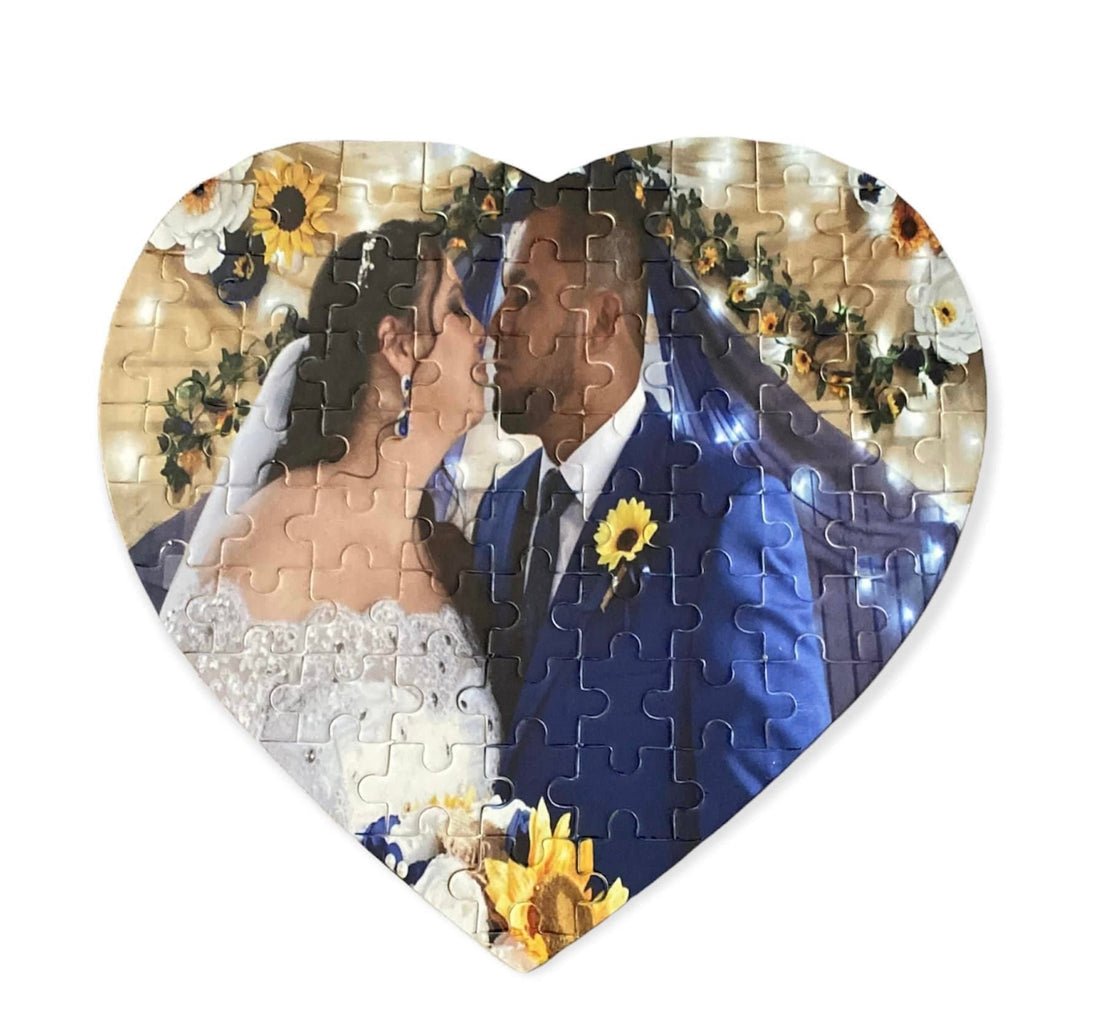 Custom Heart-shaped Photo Puzzle - TrenLit