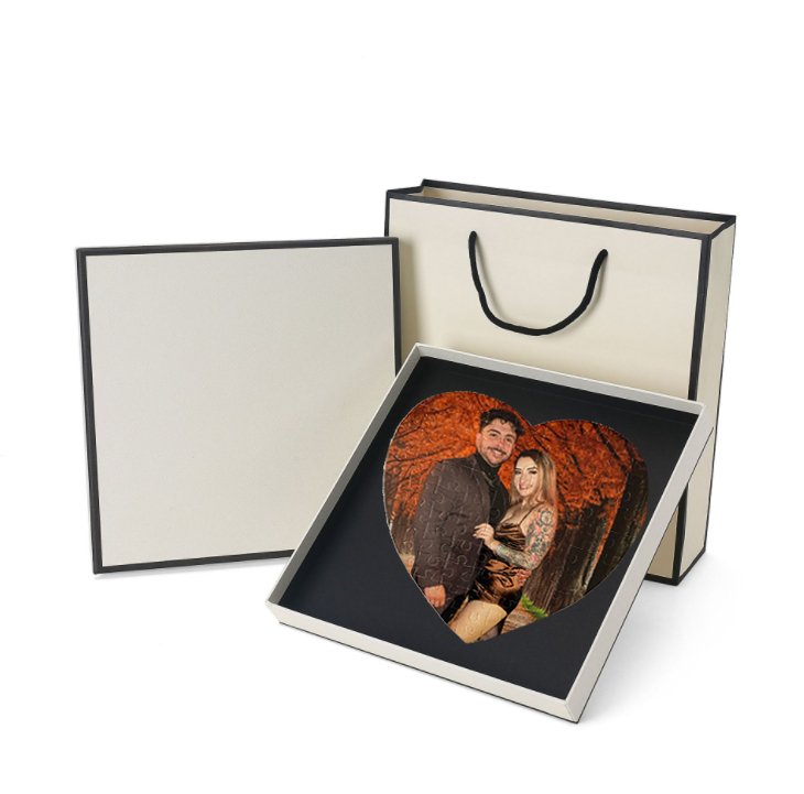 Custom Heart-shaped Photo Puzzle - TrenLit