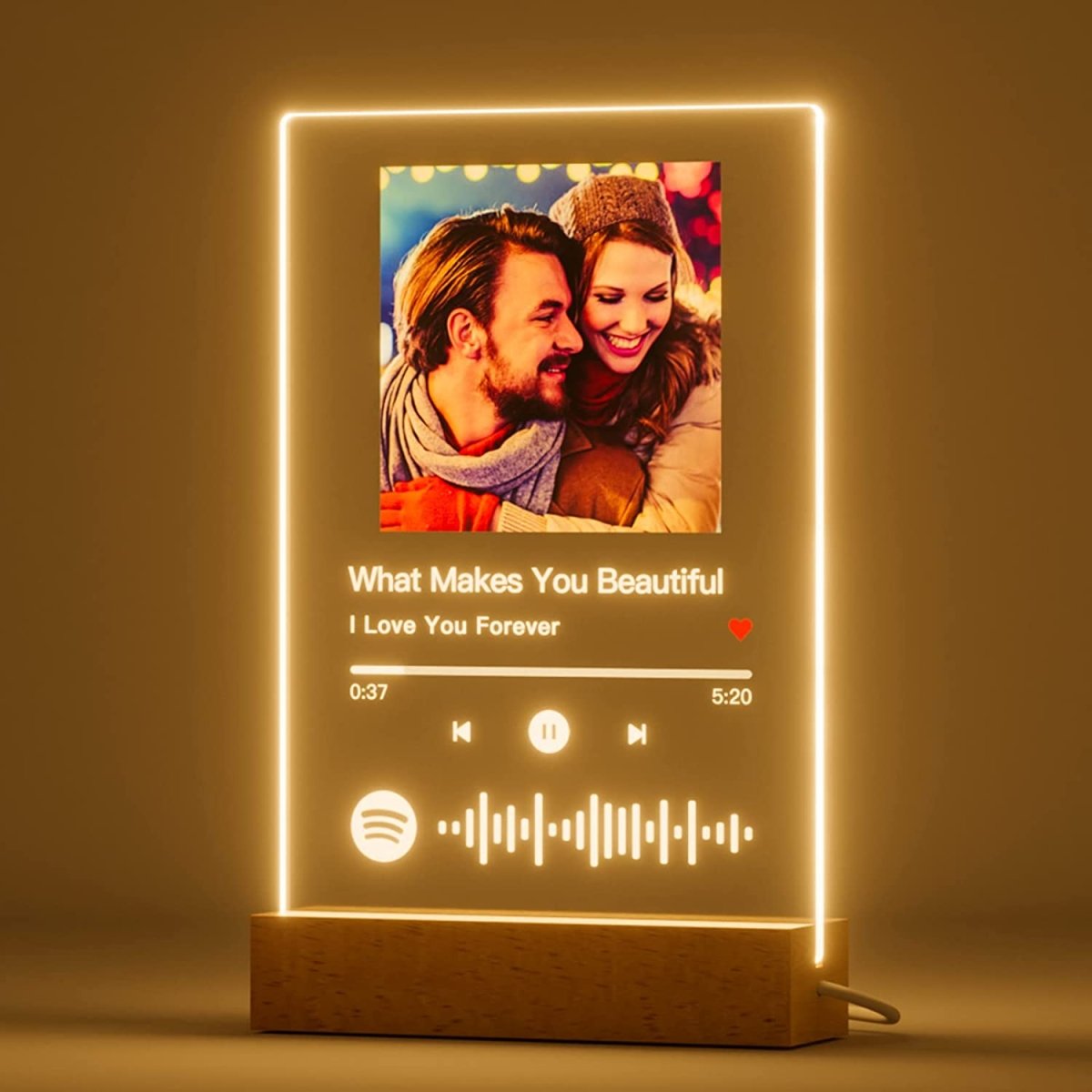 Custom Music Plaque Night Light - TrenLit