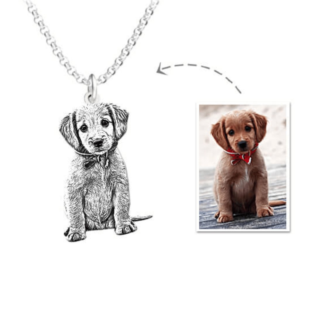 Custom Pet Photo Necklace - TrenLit