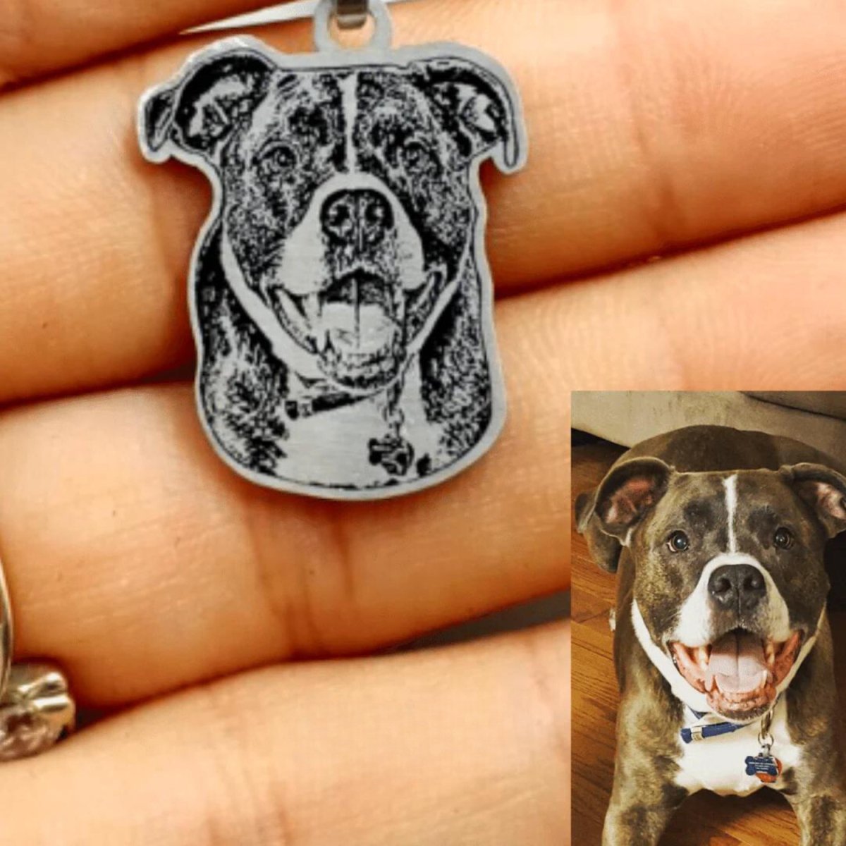 Custom Pet Photo Necklace - TrenLit