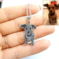 Custom Pet Photo Necklace - TrenLit