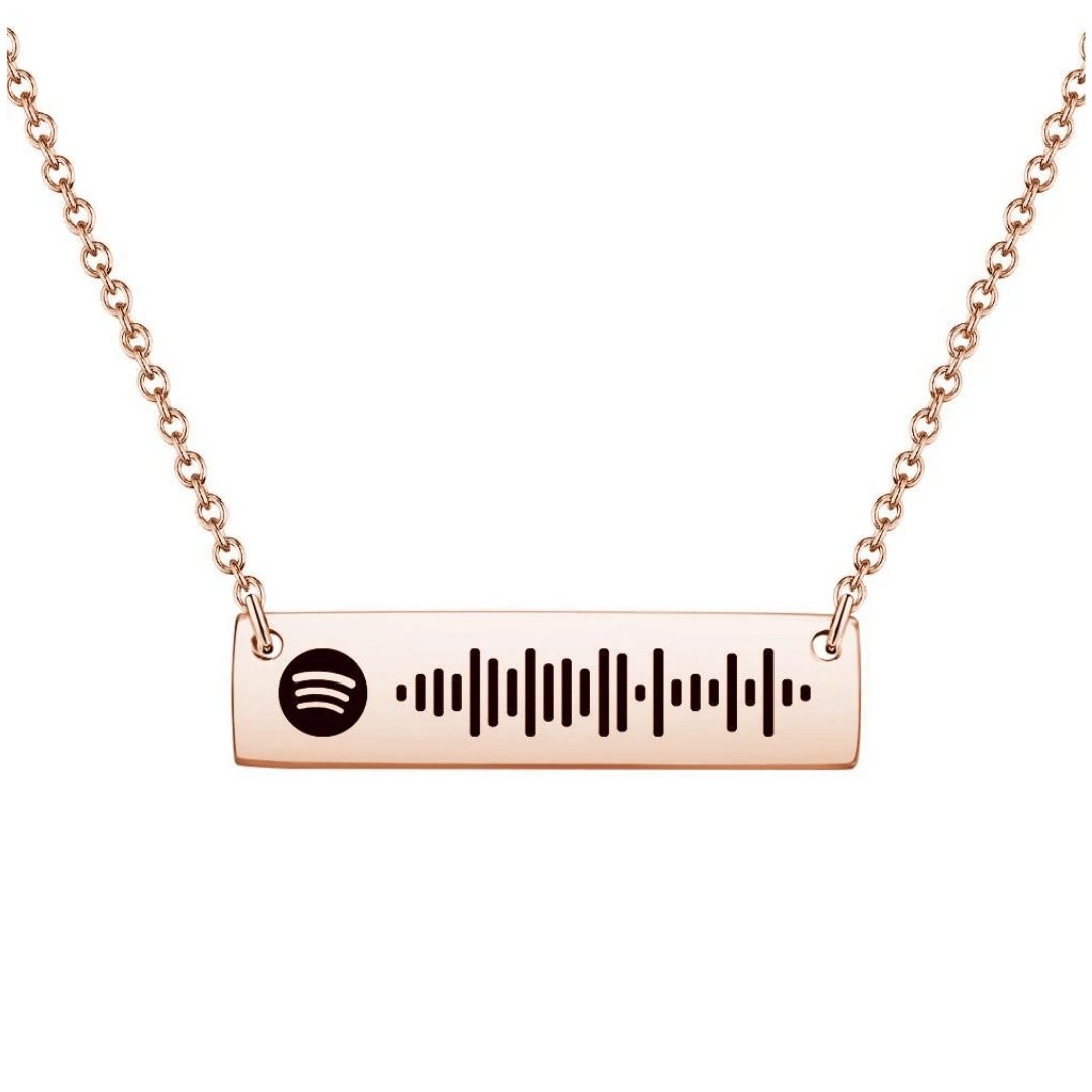 Custom Spotify Song Necklace - TrenLit