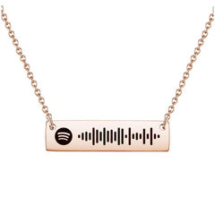 Custom Spotify Song Necklace - TrenLit