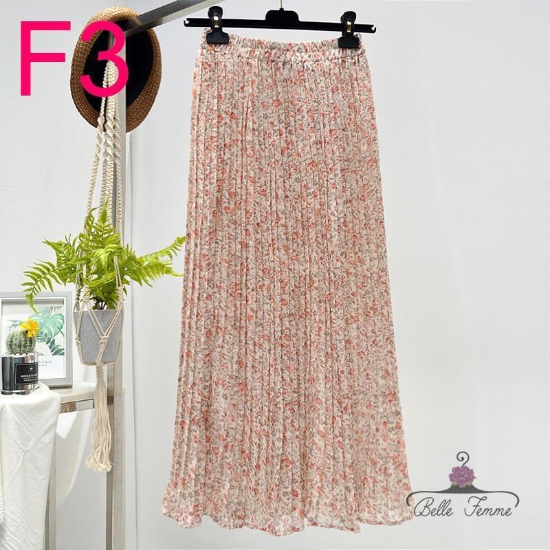 Elegant Floral Cascade Skirt - Women's Fashion - 50% OFF - TrenLit