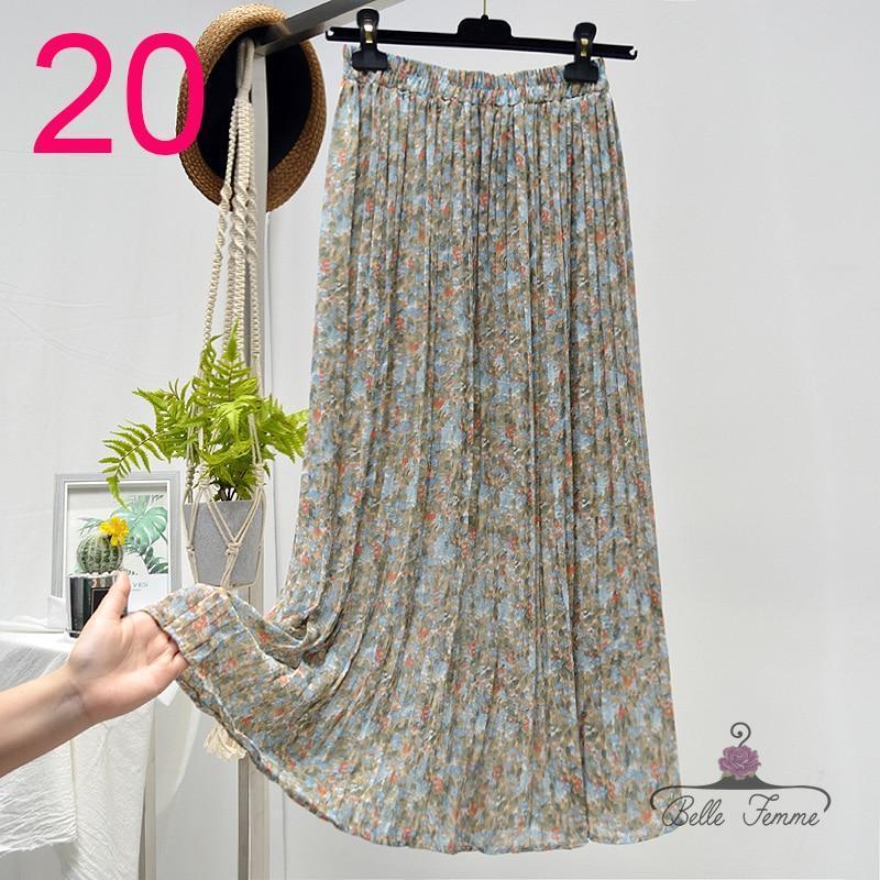 Elegant Floral Cascade Skirt - Women's Fashion - 50% OFF - TrenLit