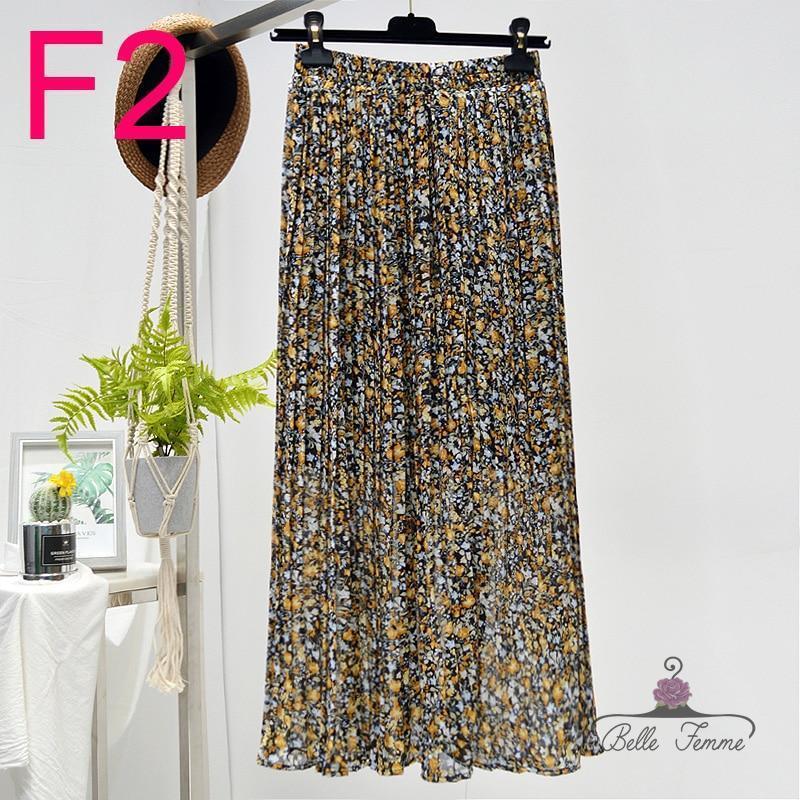 Elegant Floral Cascade Skirt - Women's Fashion - 50% OFF - TrenLit