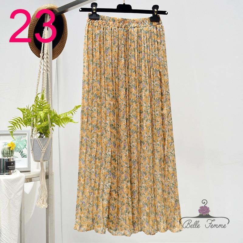 Elegant Floral Cascade Skirt - Women's Fashion - 50% OFF - TrenLit