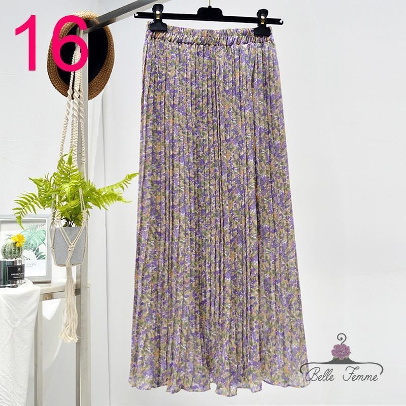 Elegant Floral Cascade Skirt - Women's Fashion - 50% OFF - TrenLit