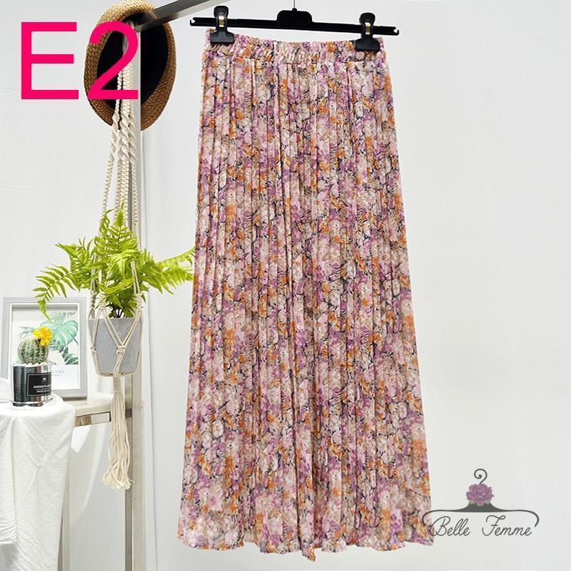 Elegant Floral Cascade Skirt - Women's Fashion - 50% OFF - TrenLit