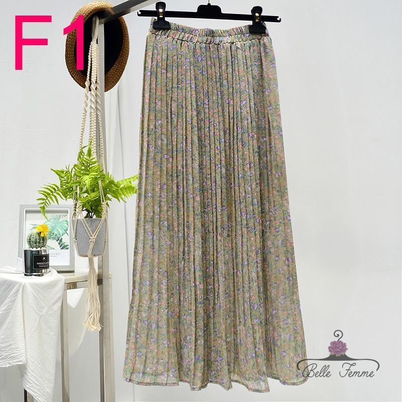 Elegant Floral Cascade Skirt - Women's Fashion - 50% OFF - TrenLit