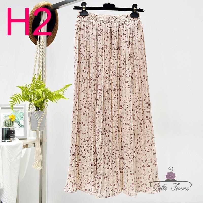 Elegant Floral Cascade Skirt - Women's Fashion - 50% OFF - TrenLit