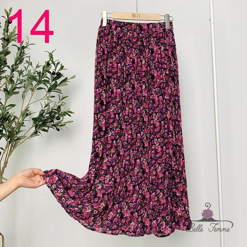 Elegant Floral Cascade Skirt - Women's Fashion - 50% OFF - TrenLit