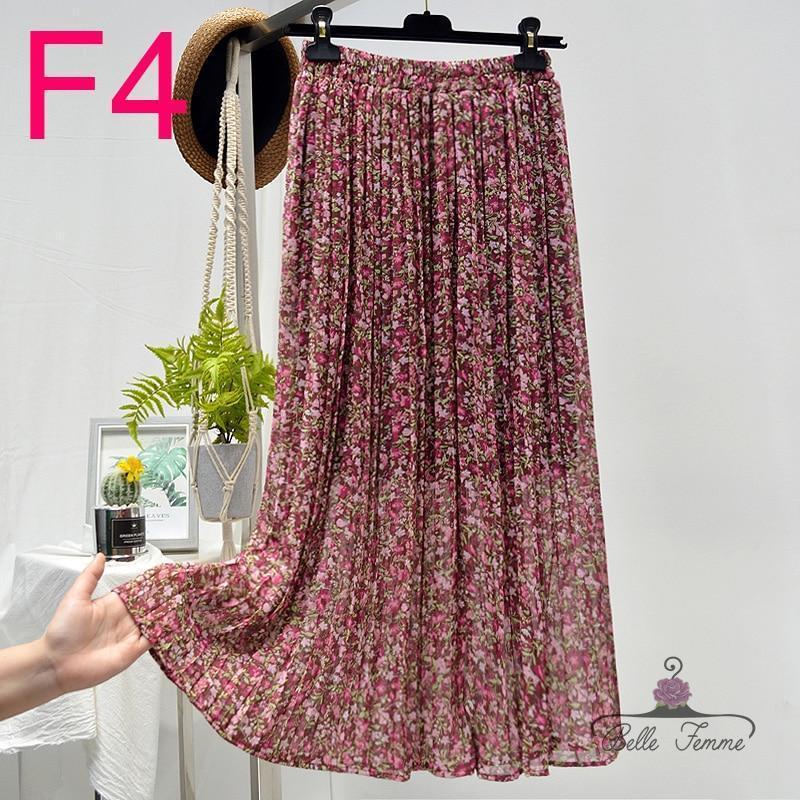 Elegant Floral Cascade Skirt - Women's Fashion - 50% OFF - TrenLit