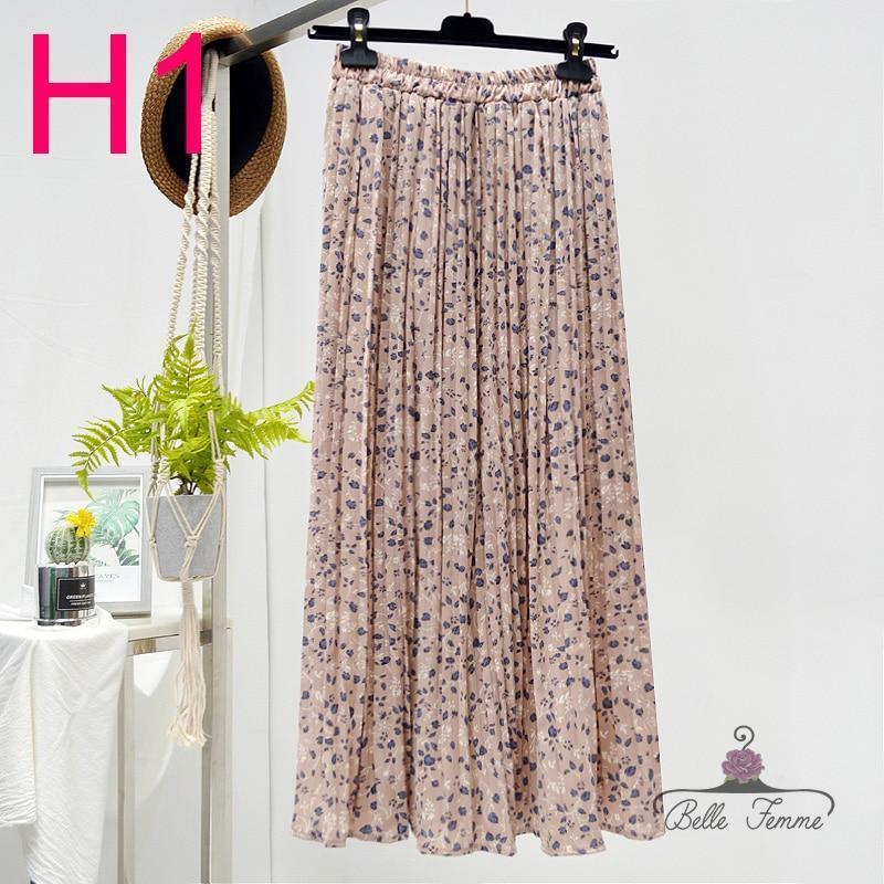 Elegant Floral Cascade Skirt - Women's Fashion - 50% OFF - TrenLit