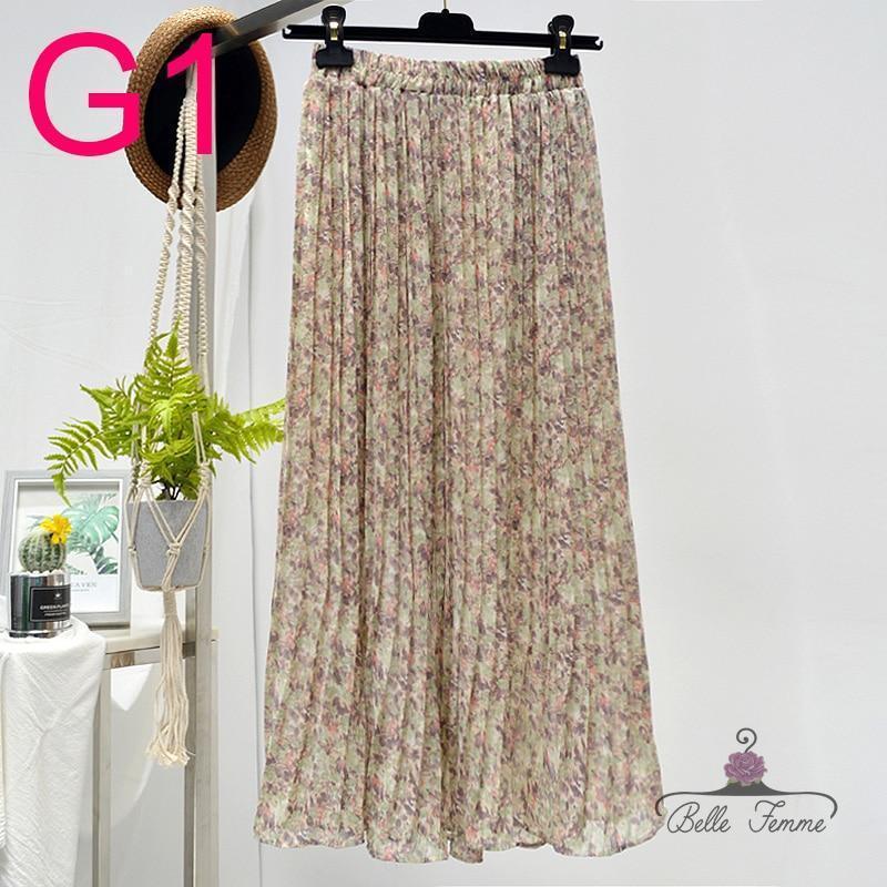 Elegant Floral Cascade Skirt - Women's Fashion - 50% OFF - TrenLit