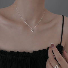 Elegant Radiance Silver Necklace - TrenLit