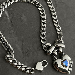 Eternal Love Silver Plated Necklace - TrenLit