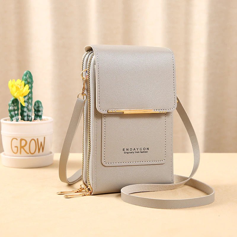 Eternally Chic 2-in-1 Leather Crossbody Bag [50% OFF] - TrenLit