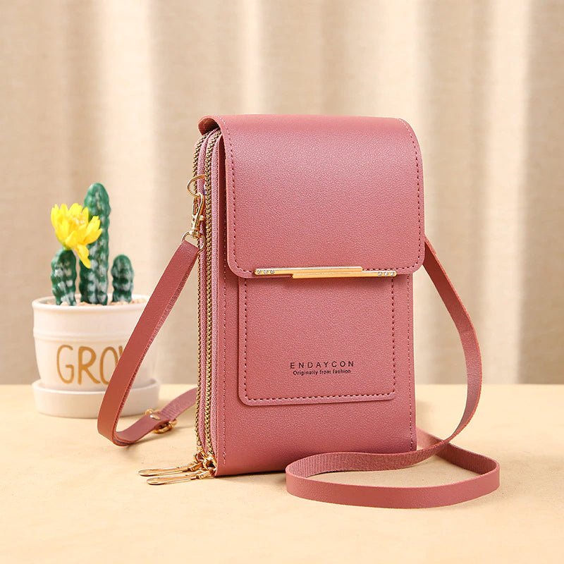 Eternally Chic 2-in-1 Leather Crossbody Bag [50% OFF] - TrenLit