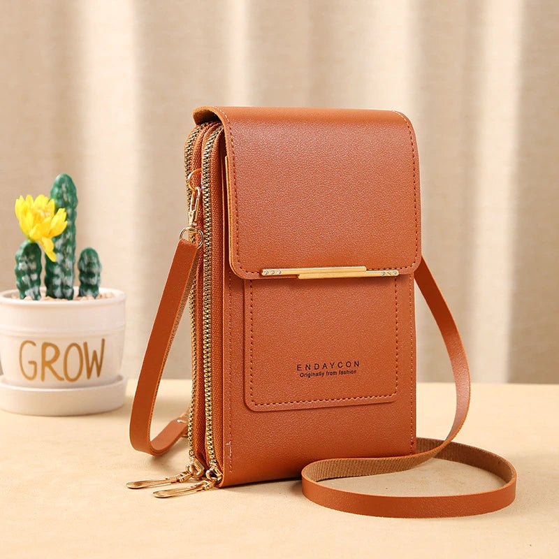 Eternally Chic 2-in-1 Leather Crossbody Bag [50% OFF] - TrenLit