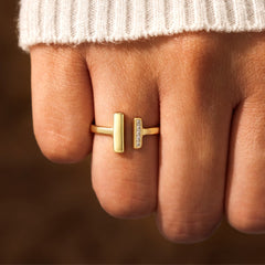 Gold Thick & Thin Ring - TrenLit