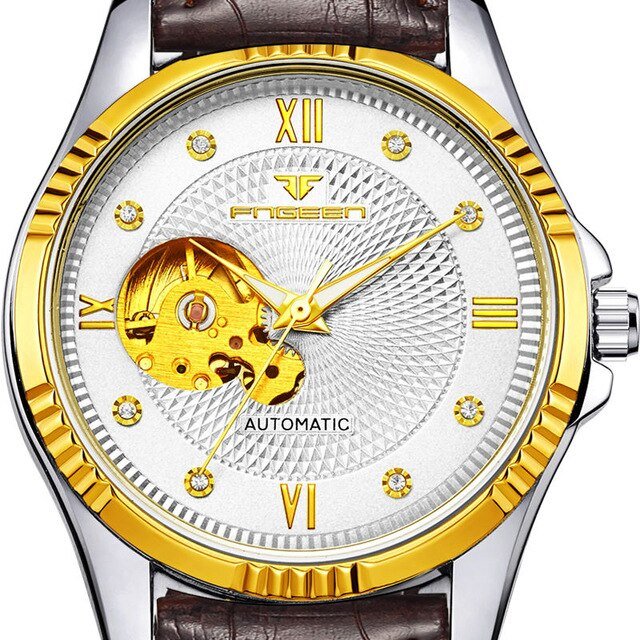 Golden Automatic Men's Watch - TrenLit