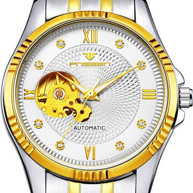 Golden Automatic Men's Watch - TrenLit