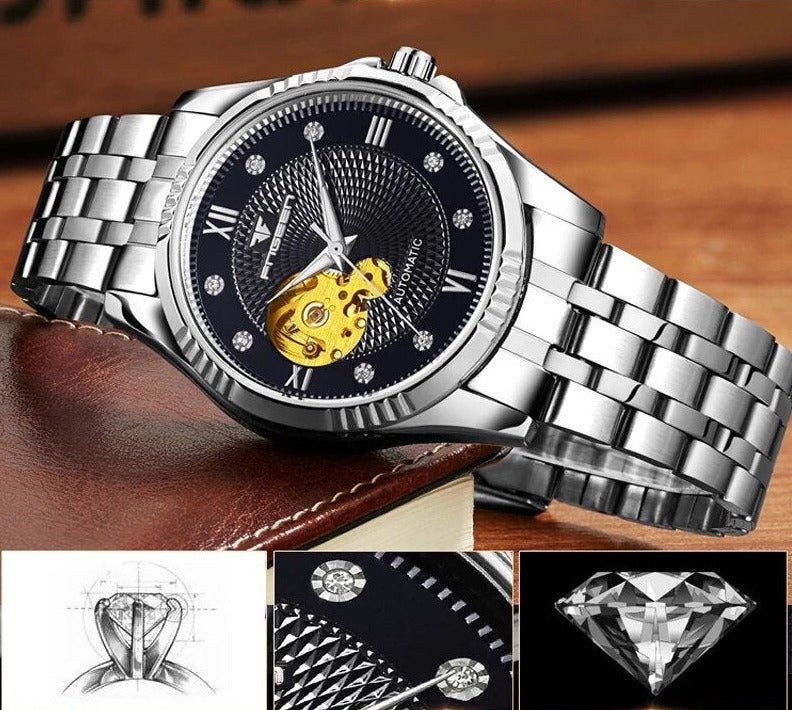 Golden Automatic Men's Watch - TrenLit