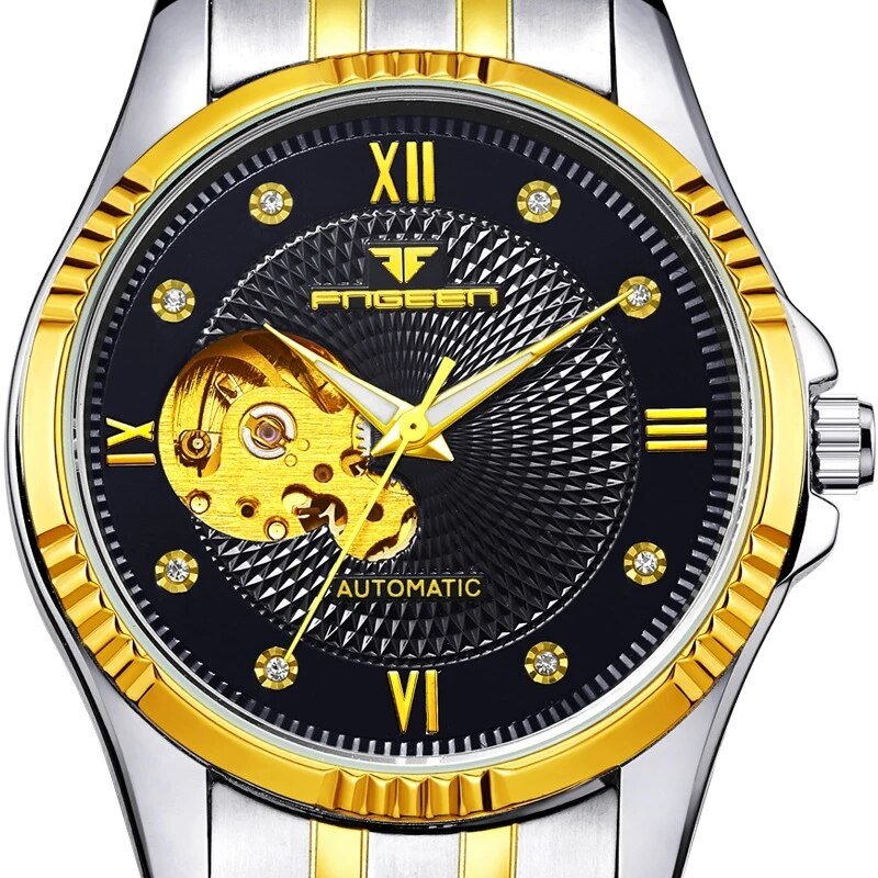 Golden Automatic Men's Watch - TrenLit