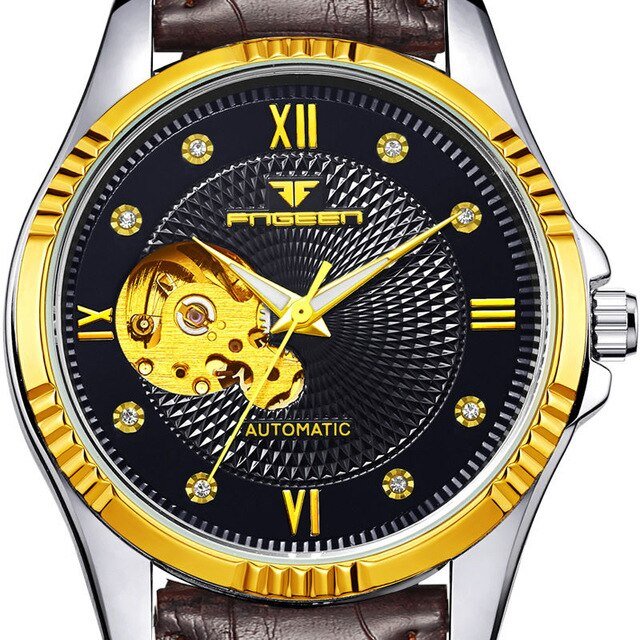 Golden Automatic Men's Watch - TrenLit