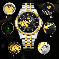 Golden Automatic Men's Watch - TrenLit