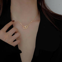 Hearts Connect Necklace™ in Gold - TrenLit