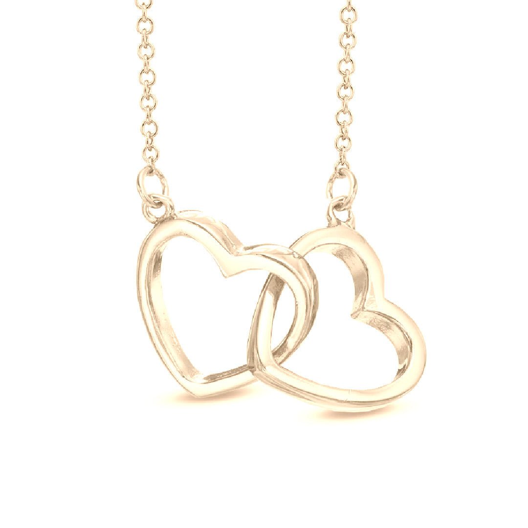 Hearts Connect Necklace™ in Gold - TrenLit