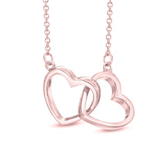 Hearts Connect Necklace™ in Rose Gold - TrenLit