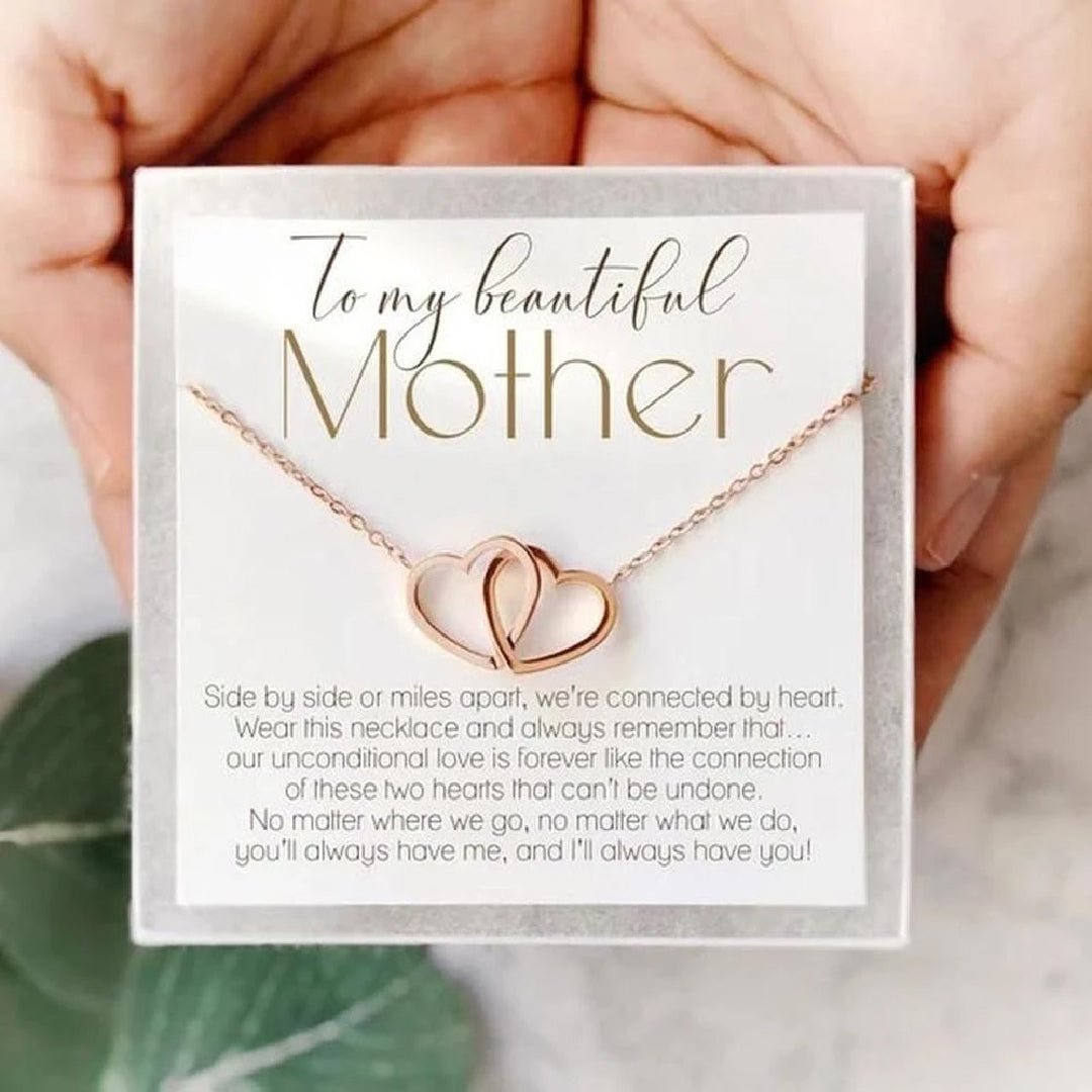 Hearts Connect Necklace™ in Rose Gold - TrenLit