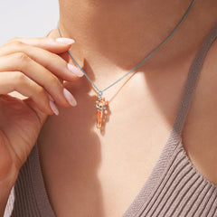 Hug Necklace™ in Rose Gold - TrenLit