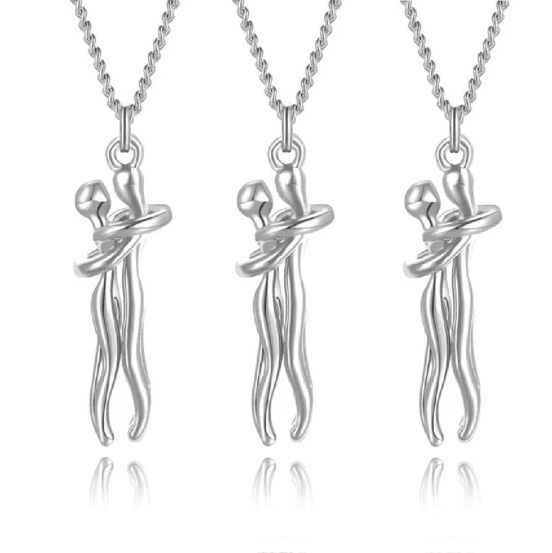 Hug Necklace™ in Silver - TrenLit