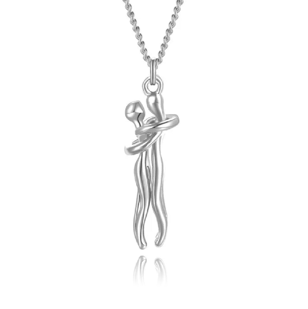 Hug Necklace™ in Silver - TrenLit