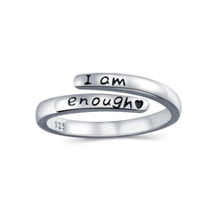 I Am Enough Ring - TrenLit