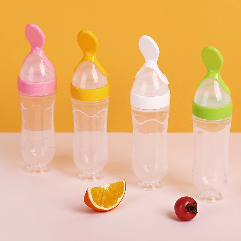 Lil' Scoop™ | Baby Squeeze and Spoon Bottle | 1+1 Offer - TrenLit